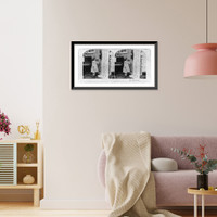 Historic Framed Print, Hello Central!.photographed and published by B.W. Kilburn, Littleton, N.H.,  17-7/8" x 21-7/8"