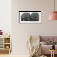 Historic Framed Print, Irregulars on the frontier. awaiting an attack. Graeco-Turkish War,  17-7/8" x 21-7/8"