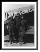 Lindy takes place of dead comrade. here are the three musketeers" of the National Air Races", Vintage Wall Art
