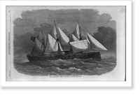 The Iron-coated French frigate La Gloire.Smythh. Classic, Vintage Wall Art
