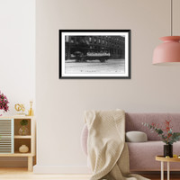 Historic Framed Print, Anti-strike auto,  17-7/8" x 21-7/8"