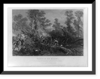 Historic Framed Print, Battle of Miami,  17-7/8" x 21-7/8"