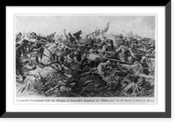 Cromwell's engagement with the Marquis of Newcastle's regiment of Whitecoats" in the Battle of Marston Moor July 2, 1644" Classic, Historic Reproduction