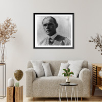 Historic Framed Print, Erich Maria Remarque,  17-7/8" x 21-7/8"