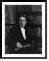 Historic Framed Print, [Dr. Lise Meitner, Austrian physicist, three-quarter length portrait, seated, facing left],  17-7/8" x 21-7/8"
