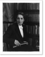 Historic Framed Print, [Dr. Lise Meitner, Austrian physicist, three-quarter length portrait, seated, facing left],  17-7/8" x 21-7/8"