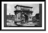 Historic Framed Print, Arch of Titus, Rome,  17-7/8" x 21-7/8"