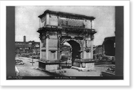 Historic Framed Print, Arch of Titus, Rome,  17-7/8" x 21-7/8"