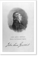 John Lewis Gervais, d. 1798, Antique Wall Art