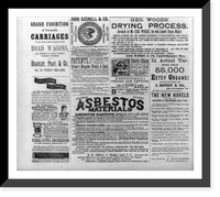 Black & White Photo - Page of advertisements from Harper's, 1875