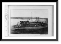 USS CINCINNATI The gunboat that fired the first shot at Fort Henry Classic, Historic Reproduction