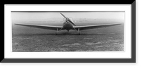 View of Klemm KL 105 airplane, Germany, 1938. Front view, on ground, Vintage Poster