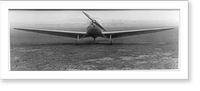 View of Klemm KL 105 airplane, Germany, 1938. Front view, on ground, Vintage Poster