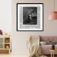 Mr. Couldock and his daughter (Eliza?) in scene from The Chimney Corner"", Vintage Poster