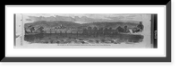 The Invasion of the North - Harrisburg, Pennsylvania.from a sketch by Mr. Perkins, Antique Print