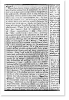 Vintage Americana Print - Excerpt of Lincoln's speech, 1858