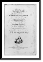 Vintage Americana Print - Title page of Charles Joseph Hullmandel's