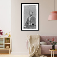 Historic Framed Print, Thomas W. Cardozo, 1838-1881,  17-7/8" x 21-7/8"