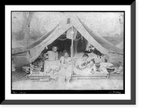 5 U.S. military academy cadets at the Columbian Exposition grounds, Chicago, Ill., in a tent Classic, Antique Wall Art