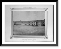 Historic Framed Print, [Exterior view of the carpentry workshop of the Imperial Tophane Factory].Constantinople, Abdullah Fr&egrave;res.,  17-7/8" x 21-7/8"