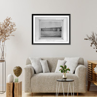 Historic Framed Print, [Exterior view of the carpentry workshop of the Imperial Tophane Factory].Constantinople, Abdullah Fr&egrave;res.,  17-7/8" x 21-7/8"