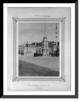 The clock tower in the Square of the Tophane Factory.Constantinople, Abdullah Fr&egrave;res. Classic, Antique Poster