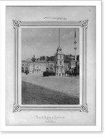 The clock tower in the Square of the Tophane Factory.Constantinople, Abdullah Fr&egrave;res. Classic, Antique Poster