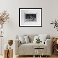 Historic Framed Print, [The gray Arabian horse named Darli].Constantinople, Abdullah Fr&egrave;res.,  17-7/8" x 21-7/8"