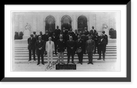 Historic Framed Print, [Director General John Barrett and staff of the Pan American Union, Washington, D.C.],  17-7/8" x 21-7/8"