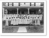 Historic Framed Print, Students of the National Training School for Women and Girls, Washington, D.C.,  17-7/8" x 21-7/8"
