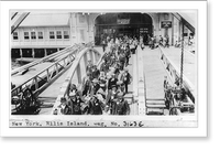 Historic Framed Print, New York. Ellis Island - 2,  17-7/8" x 21-7/8"