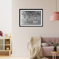 Historic Framed Print, [Newspaper headlines: NY Times, Oct. 30, 1929 - Stocks Collapse"]",  17-7/8" x 21-7/8"