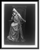 Historic Framed Print, Sarah Bernhardt, 1844-1923 - 19,  17-7/8" x 21-7/8"