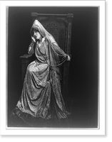 Historic Framed Print, Sarah Bernhardt, 1844-1923 - 19,  17-7/8" x 21-7/8"