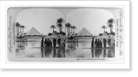 Historic Framed Print, The inundation of the Nile, Egypt,  17-7/8" x 21-7/8"