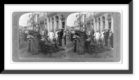 Packing crude rubber, Para, Brazil, center of Amazon river-system trade, Antique Wall Art