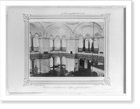 Historic Framed Print, [Interior view of the K&uuml;c&uuml;k Ayasofya Camii (mosque)].Abdullah Fr&egrave;res, Phot., Constantinople. - 2,  17-7/8" x 21-7/8"