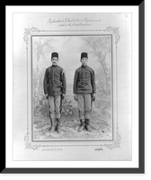 Historic Framed Print, [Infantry section of the artillery].the photograph studio of the Imperial School of Engineering.,  17-7/8" x 21-7/8"