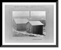 The huts where chemicals are kept at the cartridge factory in Kirkaga&ccedil;.the photograph studio of the Imperial School of Engineering, Antique Wall Art