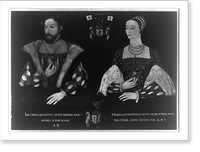 Historic Framed Print, James V, of Scotland and Queen Mary of Lorraine,  17-7/8" x 21-7/8"