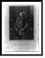 Edward VI, King of England, 1537-1553, Antique Poster