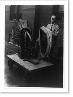 Make automobile tires while you wait!, Historic Print