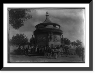 Historic Framed Print, Water carriers at the fountain, San Luis Potosi, [Mexico],  17-7/8" x 21-7/8"