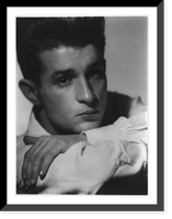 William Kapell, head-and-shoulders portrait, arms folded, facing slightly right, Vintage Wall Art