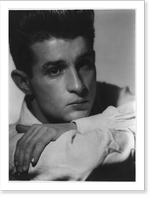 William Kapell, head-and-shoulders portrait, arms folded, facing slightly right, Vintage Wall Art