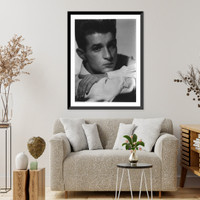 William Kapell, head-and-shoulders portrait, arms folded, facing slightly right, Vintage Wall Art