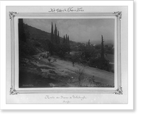 Historic Framed Print, [&Ccedil;ekirge Kaplica (thermal spring) in Bursa].Abdullah Fr&egrave;res.,  17-7/8" x 21-7/8"