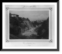 Historic Framed Print, [A place called Mahzendere in Bursa].Abdullah Fr&egrave;res.,  17-7/8" x 21-7/8"