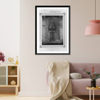 Historic Framed Print, [The gate of the Yesil Cami (Green Mosque) in Bursa].Abdullah Fr&egrave;res.,  17-7/8" x 21-7/8"
