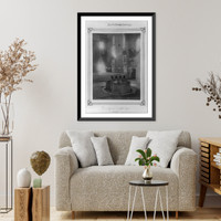 Historic Framed Print, [The fountain of the Yesil Cami (Green Mosque) in Bursa].Abdullah Fr&egrave;res.,  17-7/8" x 21-7/8"
